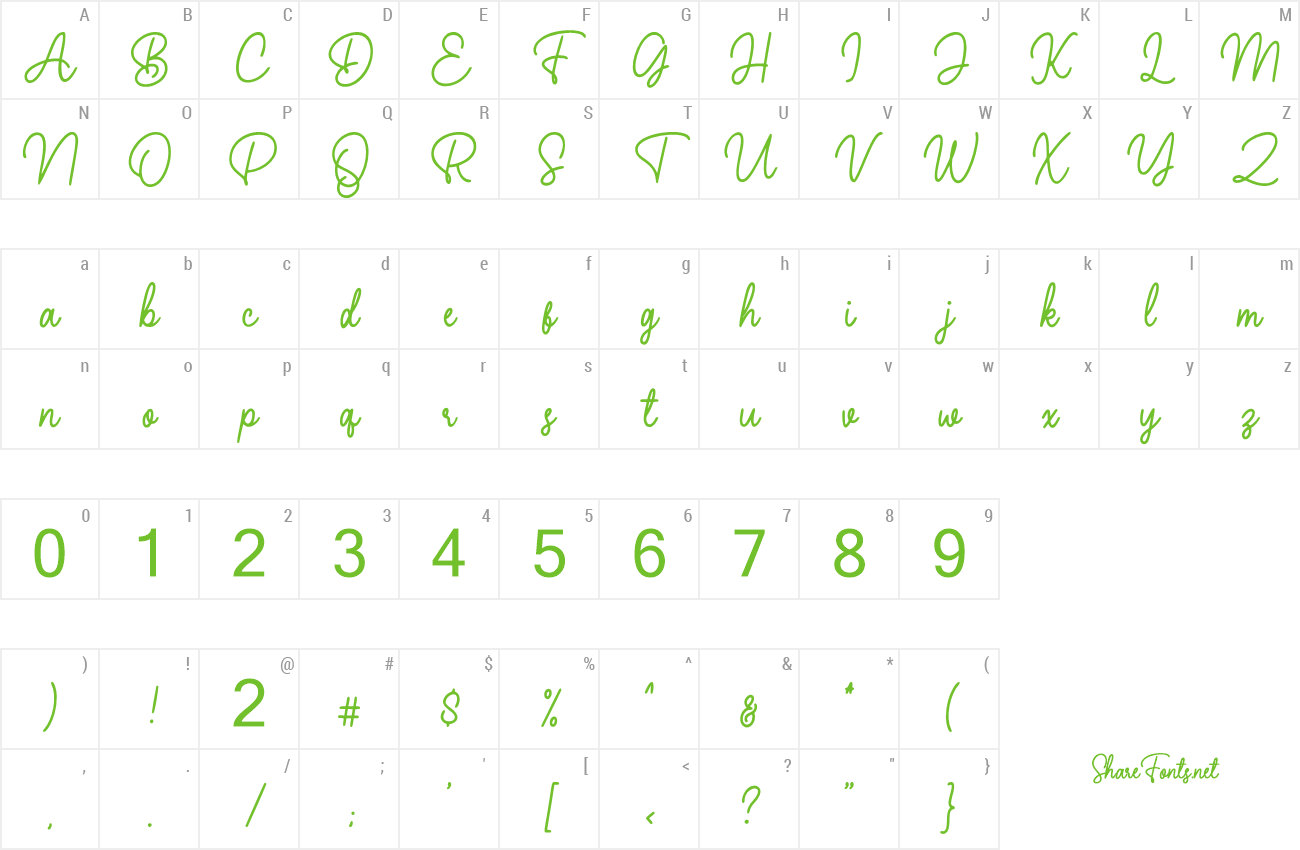 Font Hearthline preview